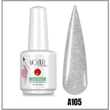 Mozıur Uv LED Kalıcı Oje 15 ml Simli Seri