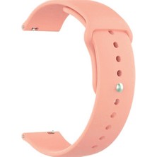 Markacase Garmin 245-245 Music Için Silikon Kordon Kayış Somon