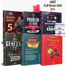Liyakat Yayınları MSÜ Full Sınav Seti 6’li -MSÜ 10’lu Deneme-MSÜ Rehber-Problem Çözüldü-Paragraf Çöz-General 6’lı Deneme-Soru Bankası 1300