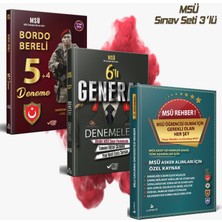 Liyakat Yayınları MSÜ Full Sınav Seti 3’lü -MSÜ 10’lu Deneme-MSÜ Rehber-General 6’lı Deneme