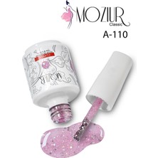 Mozıur Uv LED Kalıcı Oje 15 ml Simli Seri