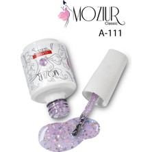 Mozıur Uv LED Kalıcı Oje 15 ml Simli Seri
