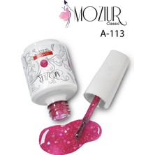 Mozıur Uv LED Kalıcı Oje 15 ml Simli Seri