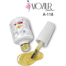 Mozıur Uv LED Kalıcı Oje 15 ml Simli Seri
