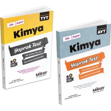 Miray Yayınları TYT AYT Kimya Yaprak Test 2 Kitap 2023