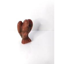 Hd Marketim 3.5 cm Mini Melek Heykel Doğal Değerli Taş Oyma Cep Koruyucu Şifa Taşı Şanslı