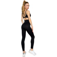 Fitinsane Seamless Toparlayıcı Siyah Spor Tayt
