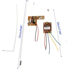 ECE 4CH 47MHz Uzaktan Verici Ve Alıcı Modülü Anten İle RC Araba Robot İçin