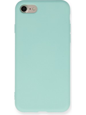 Happycase iPhone 8 Kılıf Nano Içi Kadife  Silikon - Turkuaz