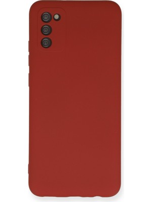 Happycase Samsung Galaxy A02S Kılıf Nano Içi Kadife  Silikon - Kiremit