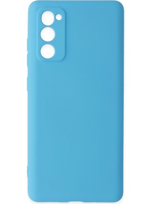 Happycase Samsung Galaxy S20 Fe Kılıf Nano Içi Kadife  Silikon - Mavi