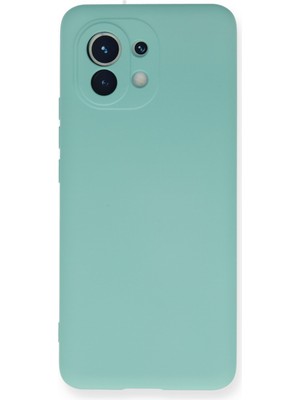 Happycase Xiaomi Mi 11 Kılıf Nano Içi Kadife  Silikon - Turkuaz