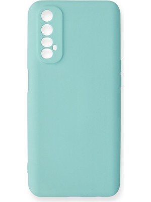 Happycase Realme 7 Kılıf Nano Içi Kadife  Silikon - Turkuaz