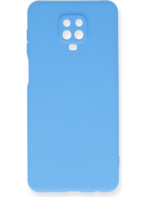 Happycase Xiaomi Redmi Note 9 Pro Kılıf Nano Içi Kadife  Silikon - Mavi