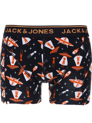 Jack & Jones Koyu Lacivert Erkek Boxer 12225101_JACROY Trunk Try