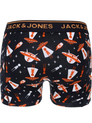 Jack & Jones Koyu Lacivert Erkek Boxer 12225101_JACROY Trunk Try