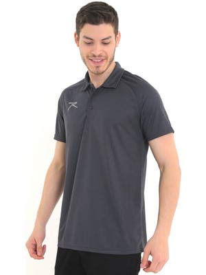 Raru Erkek Polo T-Shirt Nox Antrasit