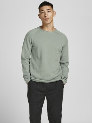 Jack & Jones Jjehıll Knit Crew Neck Noos - Twisted-12157321