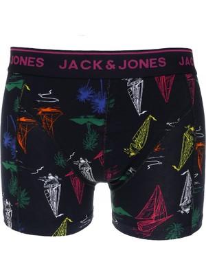 Jack & Jones Lacivert Erkek Boxer 12225101_JACROY Trunk Try