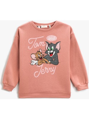 Koton Tom ve Jerry Baskılı Sweatshirt Lisanslı