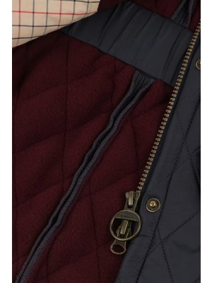 Barbour Cavalry Yelek NY71 Navy/Merlot