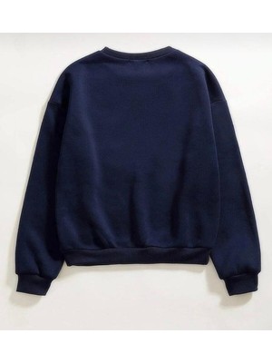 Afro Giyim Kadın Oversize Inspıre Baskılı Sweatshirt