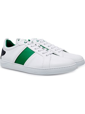 Benetton Beyaz Yeşil Erkek Günlük Sneaker Spor Ayakkabı - BN-30138