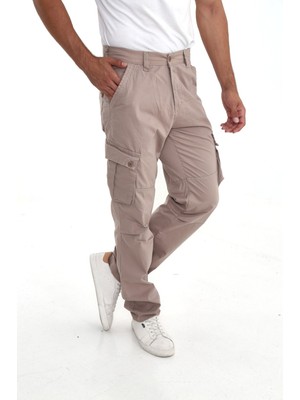 Frankness Jeans Pacos Kargo Pantolon Rahat Kesim Erkek Kargo Pantolon