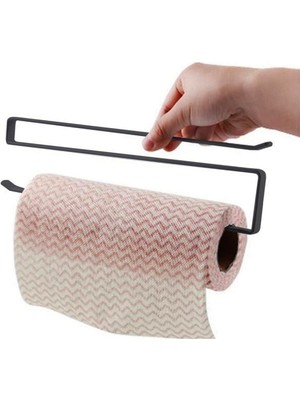 Pazariz Kağıt Havlu Fincan Kupa ve Çok Amaçlı Metal Askı Siyah