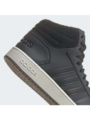 adidas Hoops2.0 Md Erkek Spor Ayakkabı-Siyah GZ7959