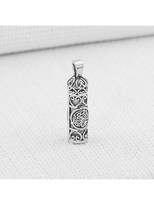 925 Gümüş Cevşeni Kebir Dualı 925 Ayar Gümüş Cevşen Kolye Ucu