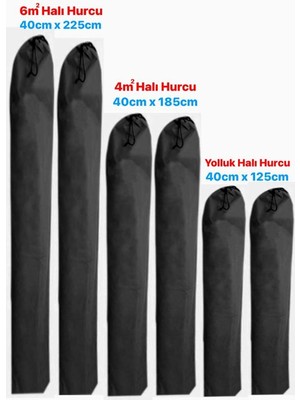 Koru Tekstil 6 Adet Halı Hurcu, Halı Kılıfı, Halı Koruyucu, Halı Ambalajı