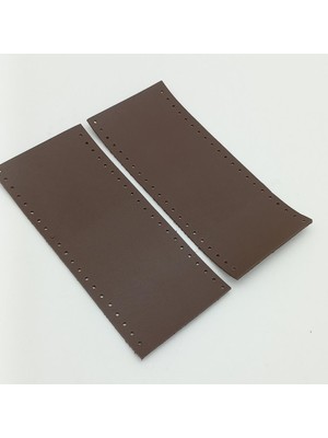 Angel Çanta Aksesuar Suni Deri Tutma Sapı Koyu Kahverengi Simit Sap 17X7.5 cm