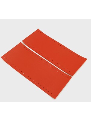 Angel Çanta Aksesuar Suni Deri Tutma Sapı Kırmızı Simit Sap 17X7.5 cm