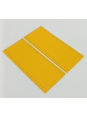 Angel Çanta Aksesuar Suni Deri Tutma Sapı Sarı Simit Sap 17X7.5 cm