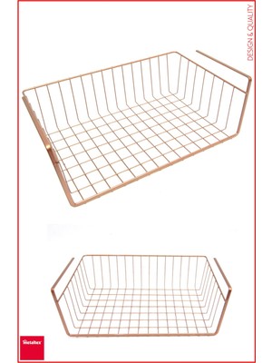 Metaltex Kanguro 40 Copper Raf Altı Sepeti