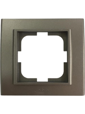 Ovivo Mina Metallıc Tekli Çerçeve Antrasit