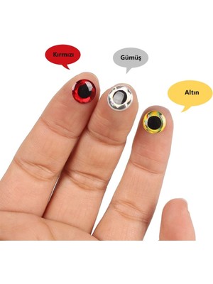 MSO Teknoloji VIP Kalite Olta Balıkçılık Jig 3D Yapay Yem Malzeme Göz