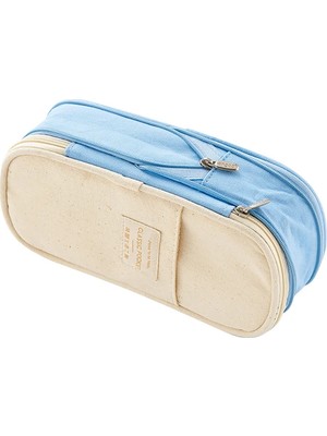 Sepiolite Büyük Kapasiteli Fermuarlı Kalemlik