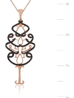 925 Gümüş Gümüş El Vedud Bayan Kolye