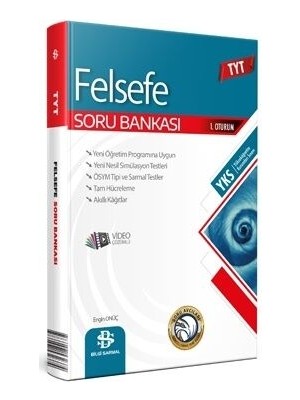 Bilgi Sarmal Yayınları TYT Felsefe Soru Bankası Mesleki Hazırlık Sınıfı İçin 192 Sayfa
