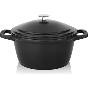 Pro Cast Döküm Derin TENCERE-24CM-SIYAH