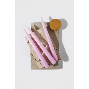 Gizemli Home 3 Lü Pembe Şamdan Mumu