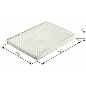 Polen Filtresi (Dikdörtgen) Astra G (98-04)- Astra H (04-14)-Zafıra A (98-10) 1.4-1.6-1.8-2.0T-16V