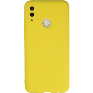 Happycase Huawei P Smart 2019 Kılıf Nano Içi Kadife  Silikon - Sarı