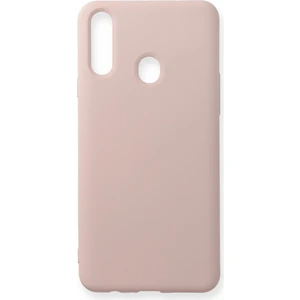 Happycase Huawei P40 Lite E Kılıf Nano Içi Kadife  Silikon - Pudra