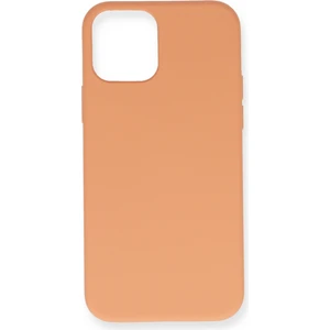 Happycase iPhone 12 Mini Kılıf Nano Içi Kadife  Silikon - Turuncu