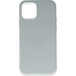Happycase iPhone 12 Kılıf Nano Içi Kadife  Silikon - Buz Mavisi