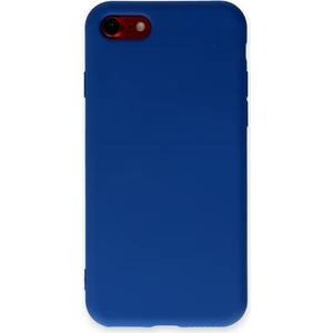 Happycase iPhone 8 Kılıf Nano Içi Kadife  Silikon - Lacivert