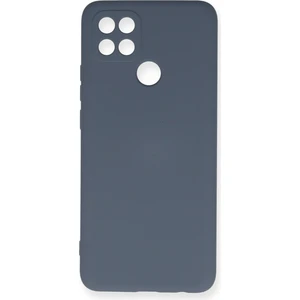 Happycase Oppo A15S Kılıf Nano Içi Kadife  Silikon - Gri